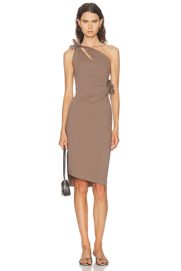 JACQUEMUS La Robe Marrone in Brown | FWRD