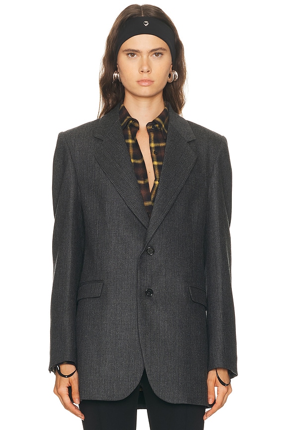 Alexander Wang Shrunken Trucker Jacket in Black | FWRD