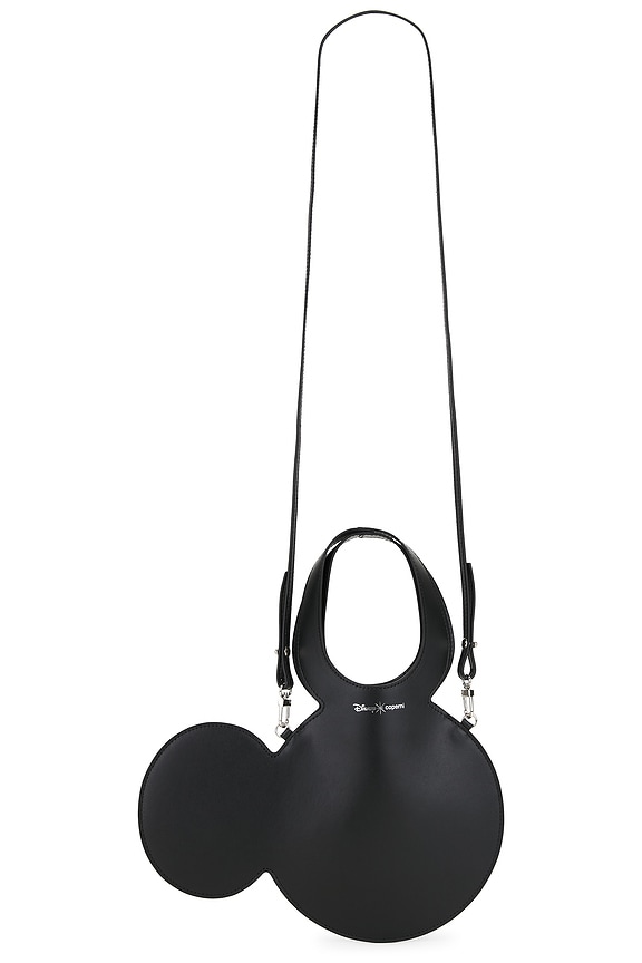 【関税込み】Coperni ブラック Disney ミニ Mickey Swipe バッグ COP25S-DBA103F6031-BK-OS-01.