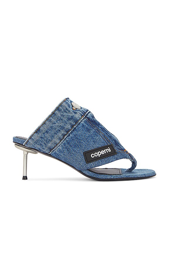 Coperni デニムワイドレッグカーゴパンツ - ICE BLUE | FWRD