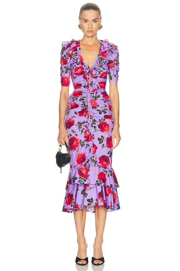 knee length dresses for ladies Women's Zaria Pleated Sleeveless Silk Midi Dress S/M/L Nude Mean Blvd M / Nude main image 1