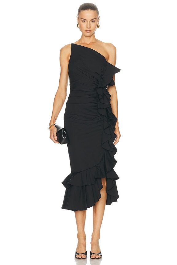 mugler illusion cut out dress Mugler Illusion Mini Dress in Black & Nude 01