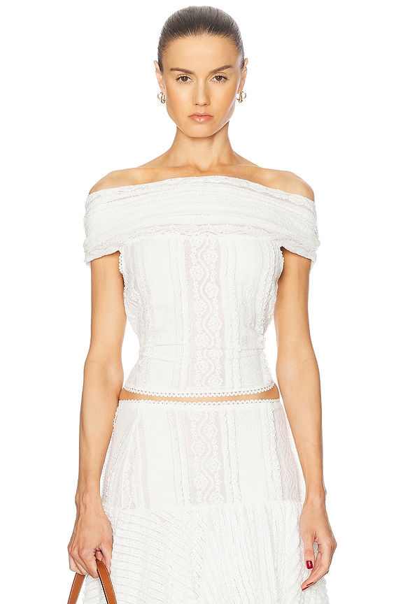 トップス elisa Frmd Elisa Mlt Strnd Nck Gold Irdscnt Oplt Illsn – Tricia's
