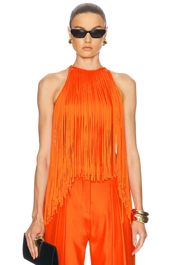 EMILIO PUCCI 長袖オレンジトップス EMILIO PUCCI 長袖オレンジトップス