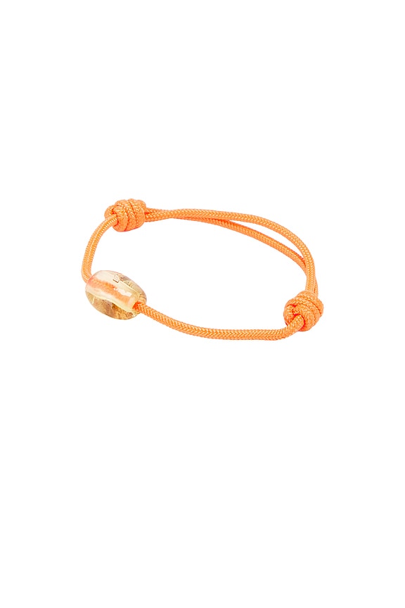 DEZSO BY SARA BELTRÁN Bead Surf Cord Bracelet in Pearl, Kyanite