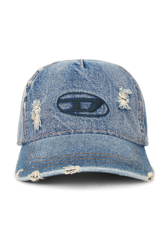 DRKSHDW by Rick Owens Cunty Baseball Cap in Black & Pearl | FWRD