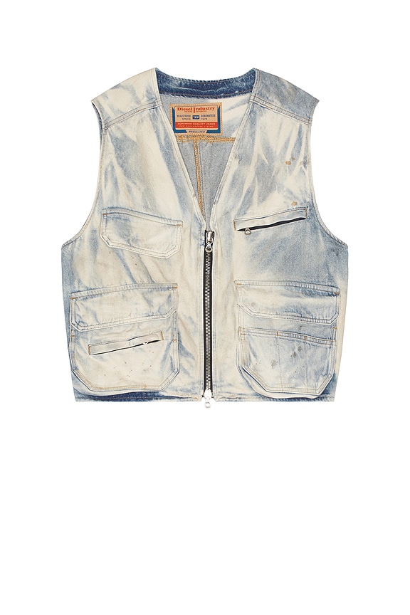 Casablanca Jacquard Logo Denim Jacket in Sunbleach | FWRD