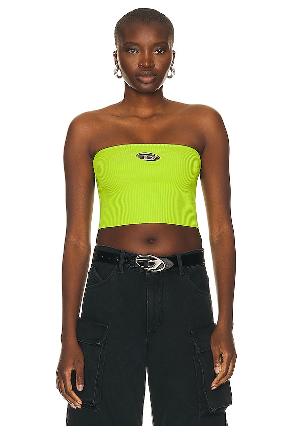 Diesel Belt Skirt in Green | FWRD