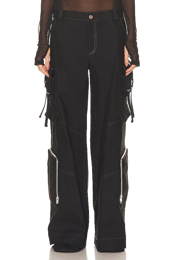 Y/Project Y Belt Coat in Black | FWRD