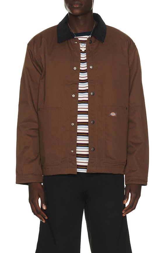 LEMAIRE ブラウン カバーオール Lemaire Field Overshirt in Havana Brown | FWRD