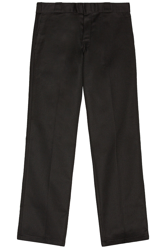 パンツ sacai 19AW OXFORD PANTS CLOPPED Sacai Cotton Oxford Pants Wide Leg in Black | FWRD