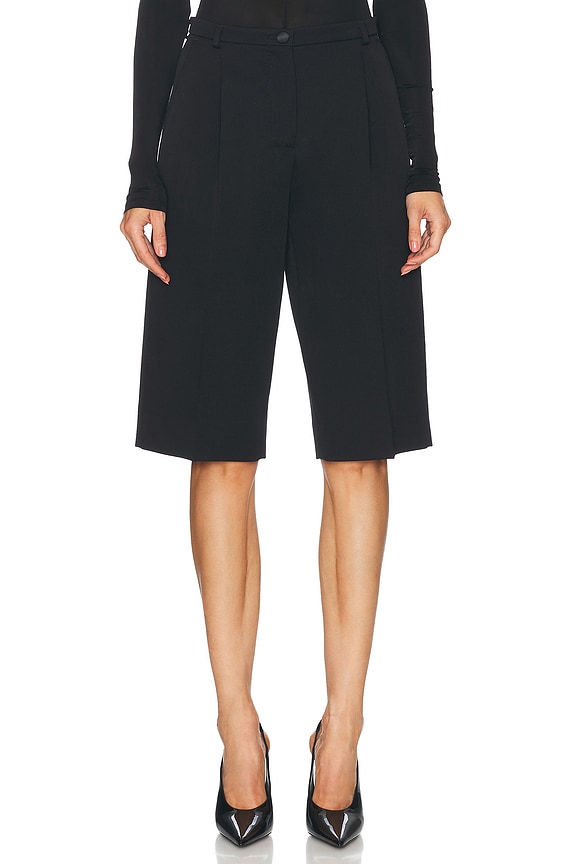 WARDROBE.NYC Low Rise Short in Black | FWRD