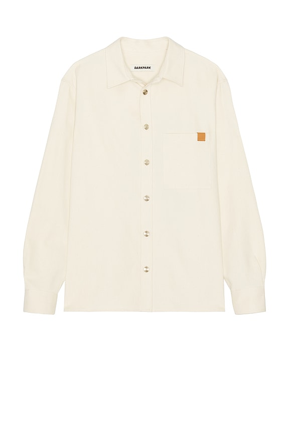 South2 West8 x Ben Miller Hunting Shirt in Taylor River Off White