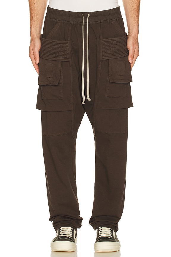 Rick Owens Long Drawstring Pants in Black | FWRD
