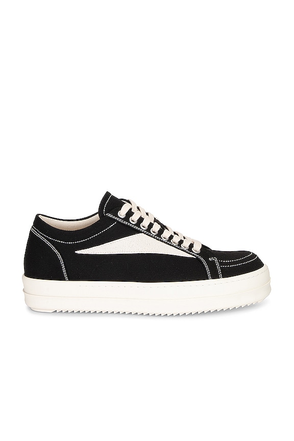 【Rick Owens】Tレザー ヴィンテージ スニーカー Milk & Milk Rick Owens Vintage Sneakers - Brown / Milk / Milk – Kith