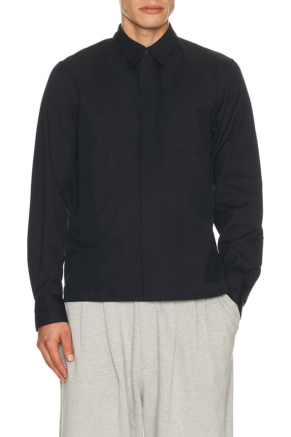 VETEMENTS x Comme Des Garcons SHIRT Shirt in Blue & Brown in Blue