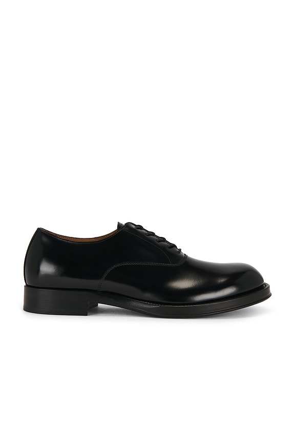 Dr.Martens 1461 WHITE STITCH (26センチ) Dr. Martens 1461 White Stitch Shoe in Black | FWRD