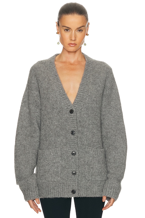 BODE Orchard Cardigan in Grey | FWRD