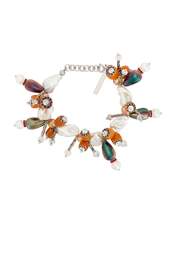 Raf Simons Skeleton Bracelet in White | FWRD