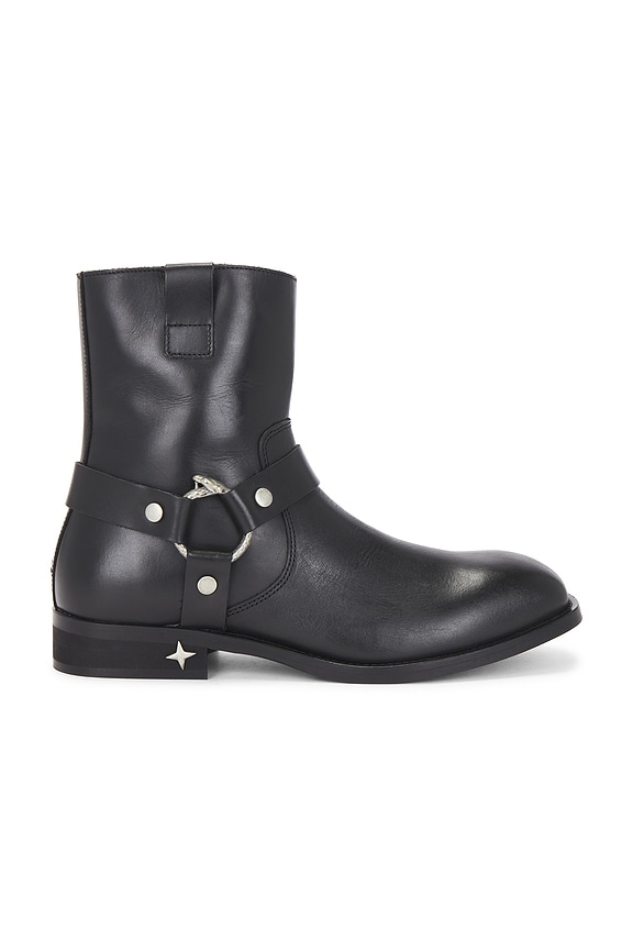 VETEMENTS × church's ブーツ登坂着 VETEMENTS x Church's Logo Leather Ankle Boots in Black | FWRD