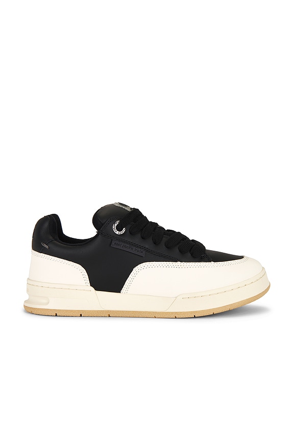 Rick Owens Jumbo Lace Padded Low Sneaker in Black & Milk | FWRD