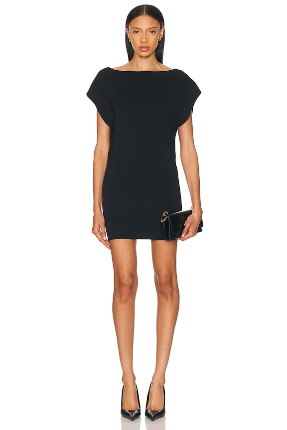Alexander Wang Cowl Neck Mini Dress in Black | FWRD