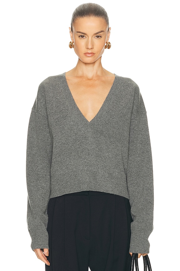 Jenni Kayne Flynn Cashmere Sweater in Shadow | FWRD
