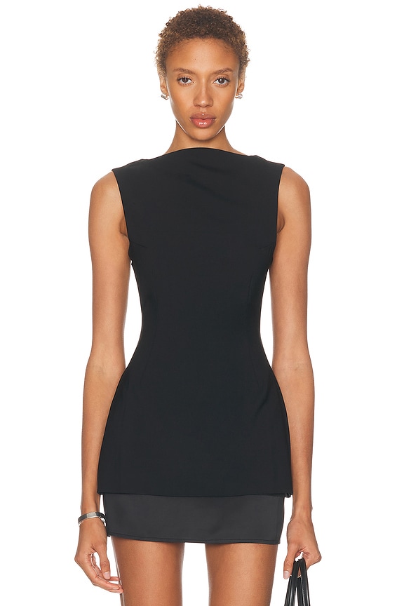 JACQUEMUS La Maille Trapeze in Black | FWRD