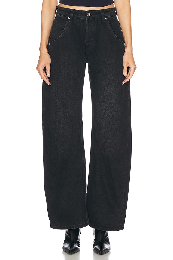 デニム・ジーパン KHAITE VIRGIN WOOL PREEN PANTS Khaite Preen Denim High Rise Wide Leg Denim Pants in Wilcox
