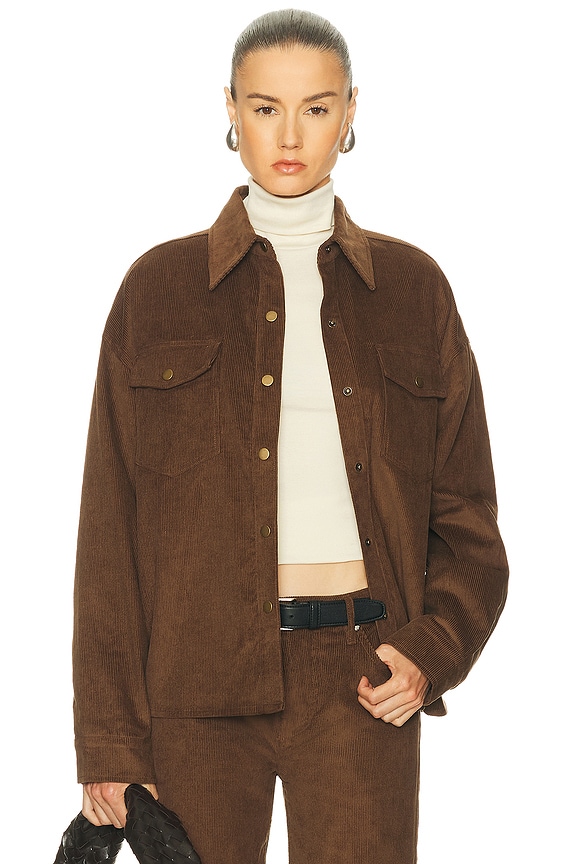 Lemaire Soft Jacket in Hazelnut Brown | FWRD