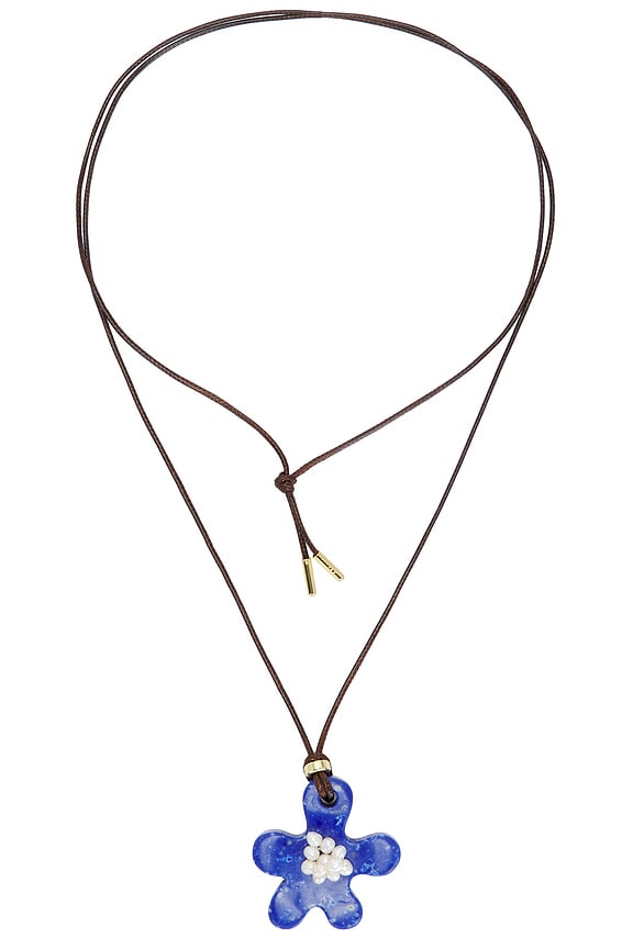 Eliou Chiki Wrap Necklace in Blue | FWRD