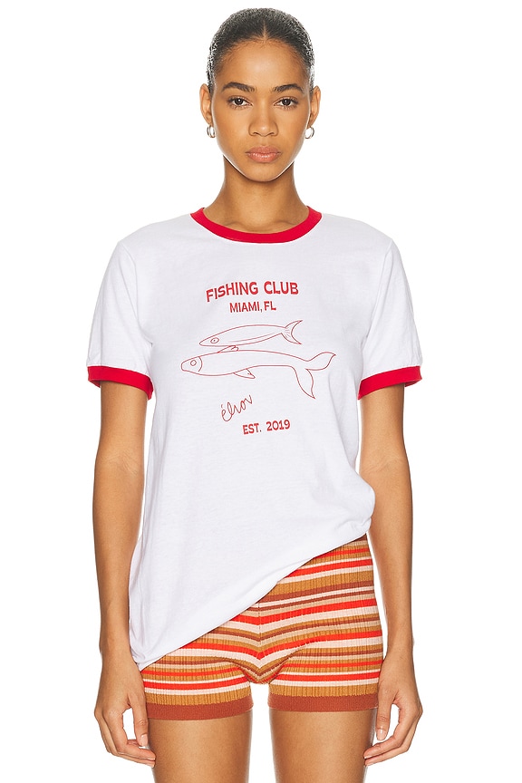 Miu Miu Oversized T-Shirt in Avorio | FWRD