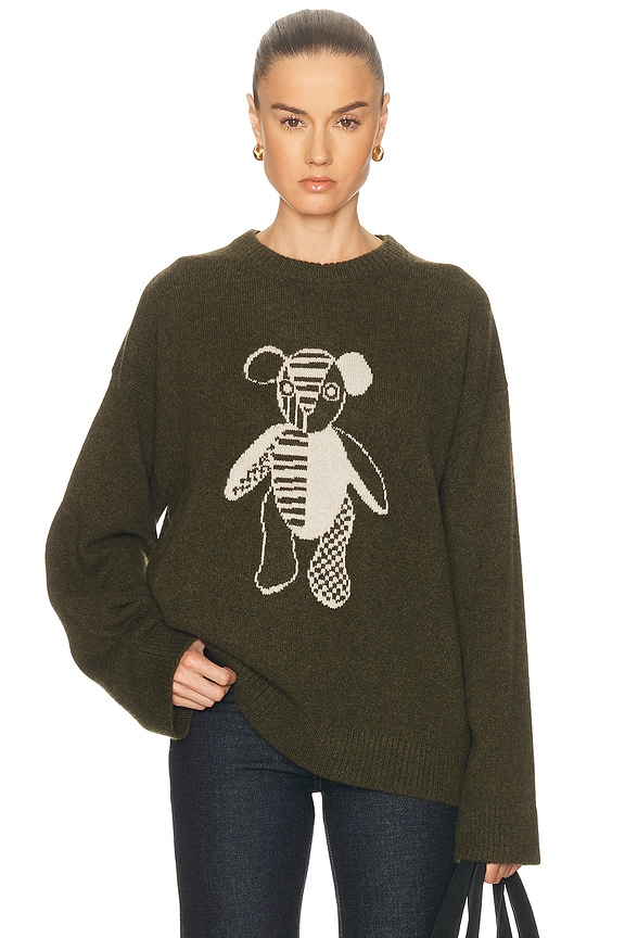Givenchy I Feel Love Sweater in Black & Red | FWRD