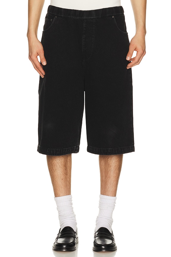 ami　ショートパンツ AMI Paris ショートパンツ - Off White & Blue | FWRD