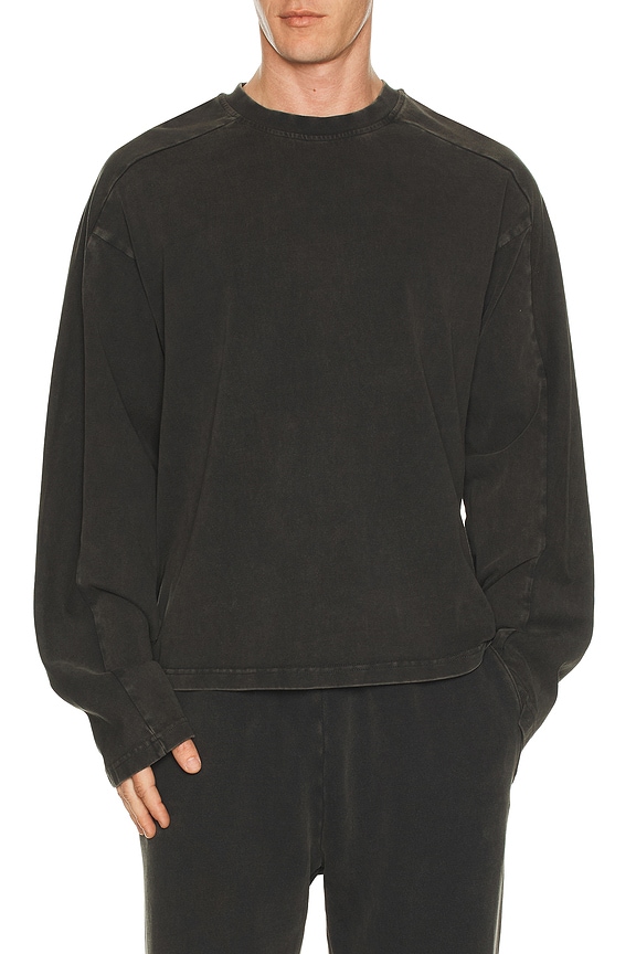 DRKSHDW by Rick Owens Baseball Tee in Black | FWRD