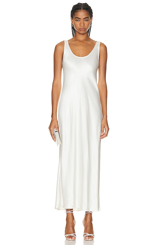 The Row Janah Dress in OFF WHITE | FWRD The Row Janah Dress in OFF WHITE | FWRD