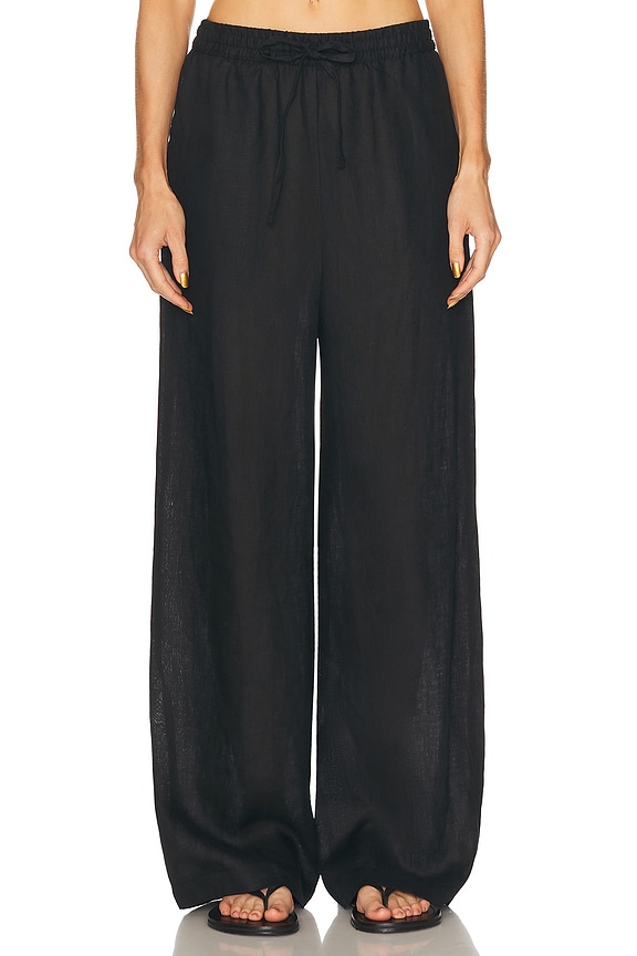 Jean Paul Gaultier Oversize Lace Jogging Pant in Black | FWRD