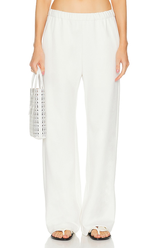 THE ATTICO Fern Long Pant in White | FWRD THE ATTICO Fern Long Pant in White | FWRD