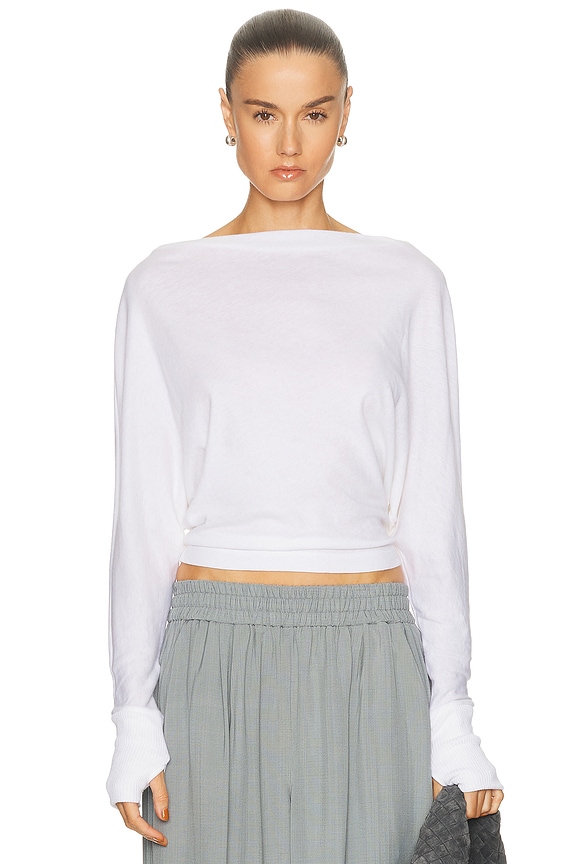 Zimmermann Poplin Bodice Top in Ivory | FWRD