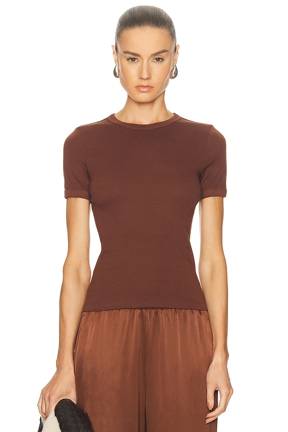 JACQUEMUS Le T-shirt Perola in Brown | FWRD