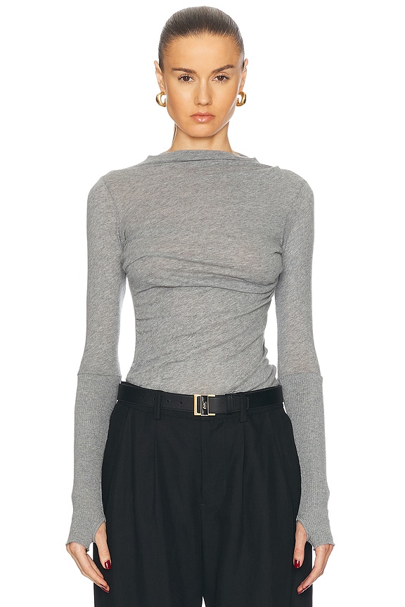 トップス Rick Owens Lillies top Rick Owens - Lilies Magentic jersey top Rick Owens