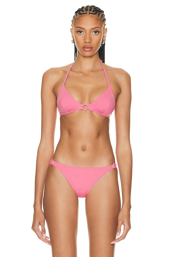 ビキニ ERES 'Dimension' bikini top ERES Elena Bikini Top in Litchi | FWRD