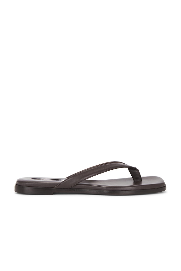Emme Parsons META サンダル - Black Embossed Croc | FWRD
