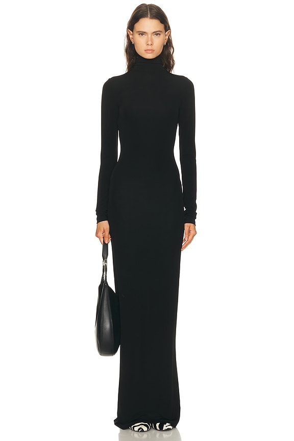 cut out turtleneck dress Helmut Lang Air Cut-Out Turtleneck Dress