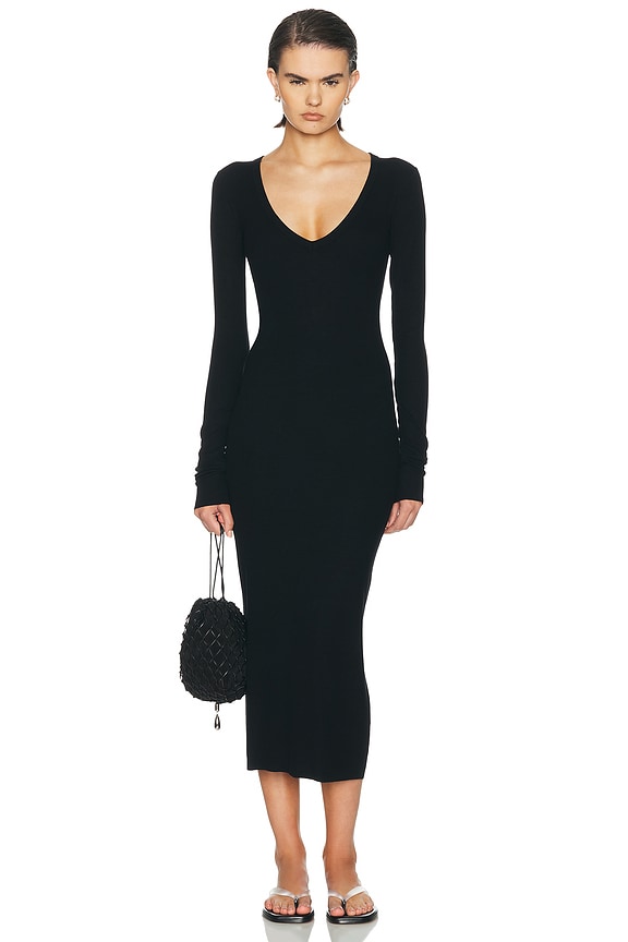 cult gaia jana knit dress in Black Category:KNITS
