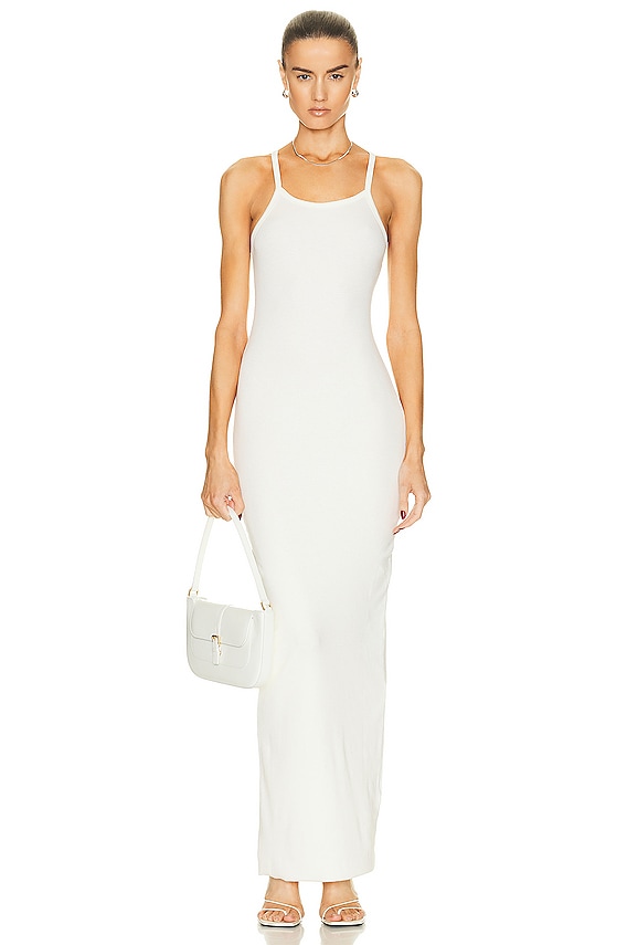 ワンピース Chloe LONG DRESS (CHC23UMR07610 001) Chloé | Mock-neck gathered long dress in silk georgette