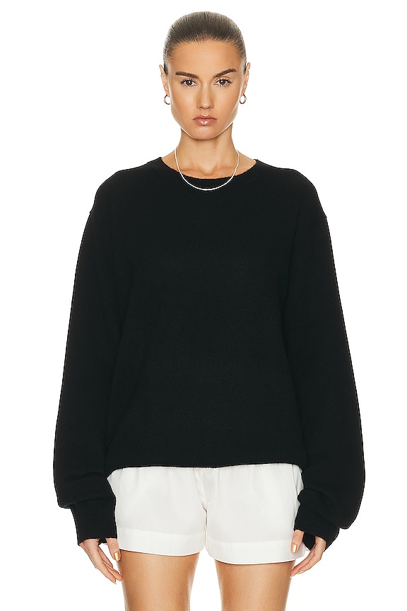 KHAITE Rene Sweater in Black | FWRD