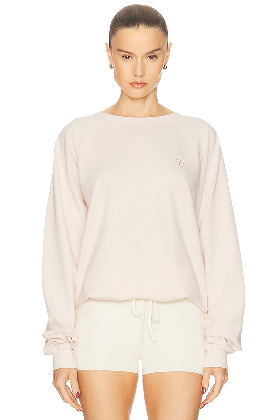 Acne Studios Franziska Sweatshirt in Faded Pink | FWRD