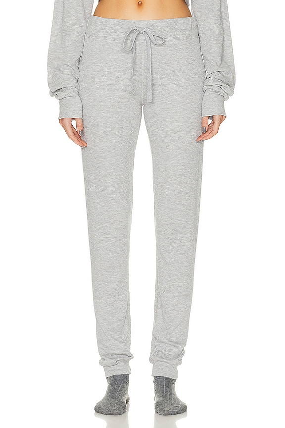 alo Muse Sweatpant in Athletic Heather Grey | FWRD alo Muse Sweatpant in Athletic Heather Grey | FWRD