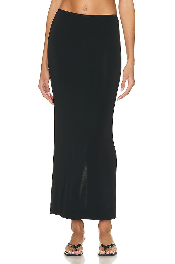 ワンピース ACNE STUDIOS Women Mid Skirts AC A20805 BLACK11041 Black ACNE STUDIOS Asymmetric knotted cutout stretch-crepe midi